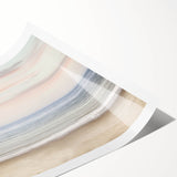 Extra large wall art featuring line art flowers in black on white, rolled print format.