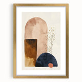 Retro Abstract Prints - Mid Century Modern Geometric Minimalist Wall Art