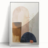Retro Abstract Prints - Mid Century Modern Geometric Minimalist Wall Art