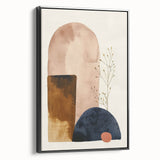 Retro Abstract Prints - Mid Century Modern Geometric Minimalist Wall Art