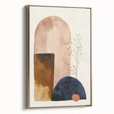 Retro Abstract Prints - Mid Century Modern Geometric Minimalist Wall Art