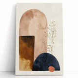 Retro Abstract Prints - Mid Century Modern Geometric Minimalist Wall Art