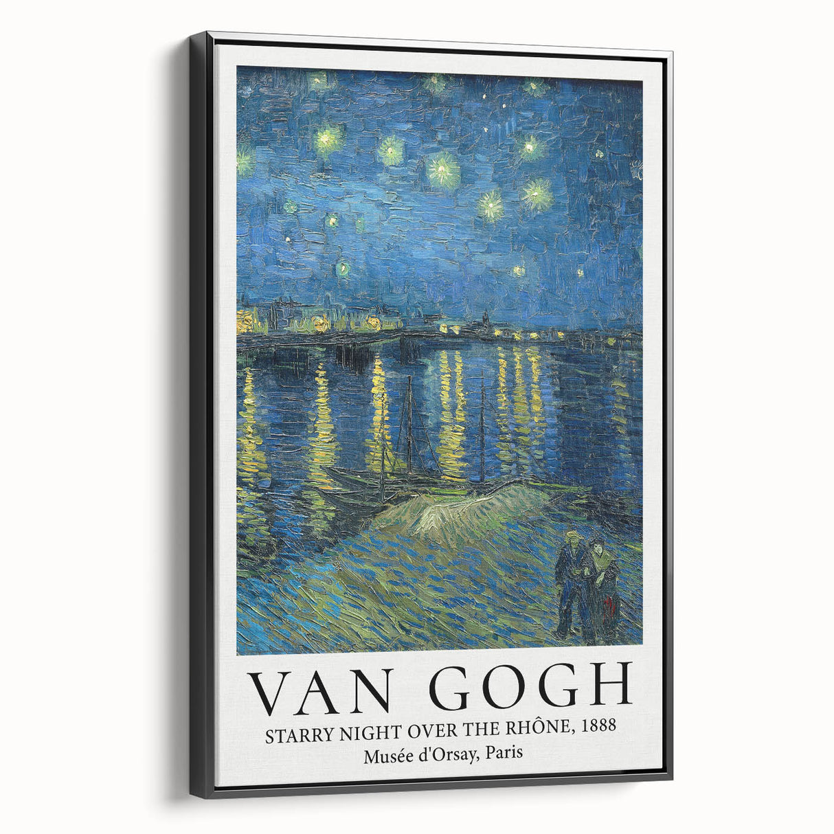 Black and white landscape art painting on framed canvas, featuring a vintage-style depiction, ideal for bedroom decor.