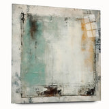 Abstract strokes wall art displayed in a sleek acrylic glass frame, showcasing vibrant colors and fluid designs, perfect for modern decor.