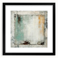 Abstract wall art featuring bold, colorful strokes in a black frame with a white mat, ideal for modern home decor and artistic interior styling. Perfect for enhancing living spaces with vibrant energy.
