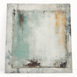 Abstract wall art featuring vibrant strokes of blue, orange, and gold on a stretched canvas, creating a modern and dynamic aesthetic for contemporary decor. Ideal for enhancing living spaces with artistic flair.