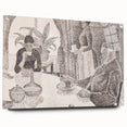 Modern Wall Art - Abstract Dining Room Scene by Paul Signac