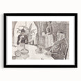 Modern Wall Art - Abstract Dining Room Scene by Paul Signac