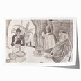 Modern Wall Art - Abstract Dining Room Scene by Paul Signac