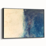 Framed abstract strokes wall art in black featuring dynamic brushwork and a modern design, ideal for contemporary home decor or gallery spaces.