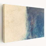 Abstract strokes wall art on a stretched canvas, showcasing vibrant colors and dynamic brushwork, perfect for modern home decor or artistic displays.