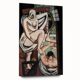 Modern Abstract Art – Organic Flow on Framed Acrylic Glass