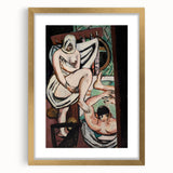 Modern Abstract Art – Organic Flow on Framed Acrylic Glass