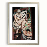 Modern Abstract Art – Organic Flow on Framed Acrylic Glass