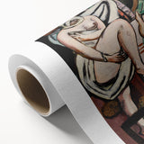 Modern Abstract Art – Organic Flow on Framed Acrylic Glass