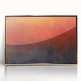 Framed acrylic wall art featuring abstract strokes in gold, black, and white, designed to enhance modern decor with a sleek, contemporary aesthetic.