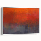 Framed canvas wall art showcasing abstract strokes in soothing white and subtle gray tones, adding a modern touch to any interior decor. Ideal for contemporary living spaces or offices.