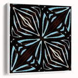 Framed canvas wall art displaying abstract strokes in soft white and grey tones, designed to enhance modern home decor with its elegant side view. Perfect for adding a contemporary touch to living spaces.