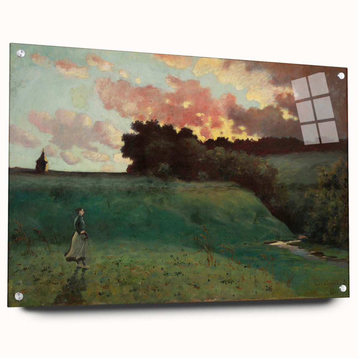 Modern Wall Art - Stormy Landscape by Louis Michel Eilshemius