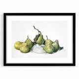 Modern Wall Art - Green Pears Still Life by Charles Demuth