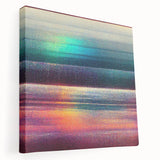 Abstract strokes canvas wall art showcasing vibrant colors in a modern design, highlighting dynamic brushwork and textured details, ideal for contemporary decor.
