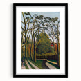 Modern Wall Art - The Banks of the Bièvre | Abstract Minimalist Print