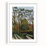 Modern Wall Art - The Banks of the Bièvre | Abstract Minimalist Print