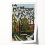 Modern Wall Art - The Banks of the Bièvre | Abstract Minimalist Print