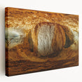Stretched canvas artwork showcasing a vibrant landscape depicting colorful caves, perfect for adding a natural touch to home decor. Ideal for art lovers seeking unique wall accents.