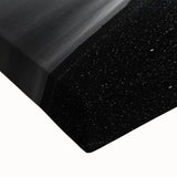 Close-up view of a stretched canvas artwork depicting dramatic cliffs and landscapes, showcasing vibrant colors and intricate textures, perfect for enhancing home decor.