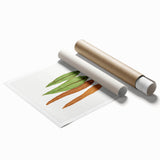 Romanticism Art: Niphobolus Lingua Botanical Illustration Canvas