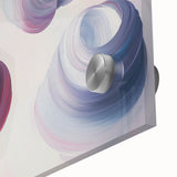 Dreamy Swirl Bedroom Wall Art - Lilac and Pink Canvas Print