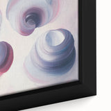Dreamy Swirl Bedroom Wall Art - Lilac and Pink Canvas Print