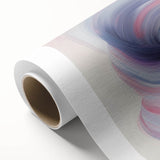 Dreamy Swirl Bedroom Wall Art - Lilac and Pink Canvas Print