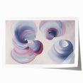 Dreamy Swirl Bedroom Wall Art - Lilac and Pink Canvas Print