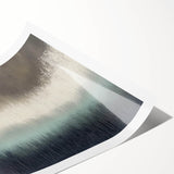 Office Canvas Prints - Modern Abstract Gray & Blue Wall Art