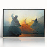 Framed abstract figurative wall art featuring a silver-toned design, elegantly displayed with a sleek acrylic finish against a minimalist backdrop, perfect for modern decor.