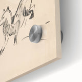 Expressionist Art: Fox by Arnold Peter Weisz-Kubínčan Canvas Print