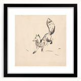 Expressionist Art: Fox by Arnold Peter Weisz-Kubínčan Canvas Print