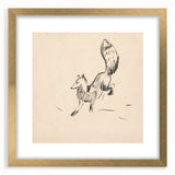 Expressionist Art: Fox by Arnold Peter Weisz-Kubínčan Canvas Print