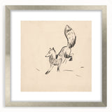 Expressionist Art: Fox by Arnold Peter Weisz-Kubínčan Canvas Print