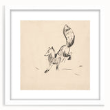 Expressionist Art: Fox by Arnold Peter Weisz-Kubínčan Canvas Print