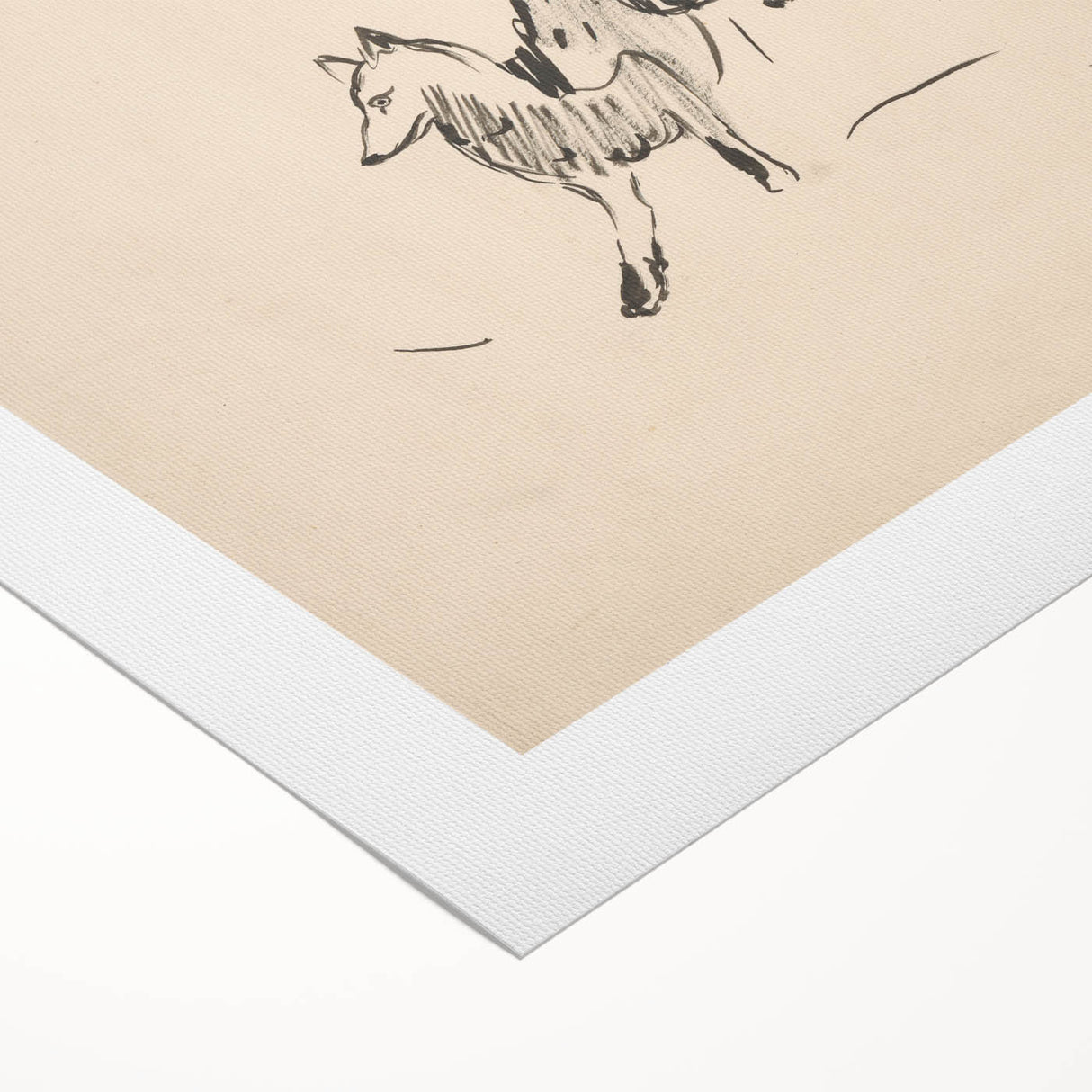 Expressionist Art: Fox by Arnold Peter Weisz-Kubínčan Canvas Print