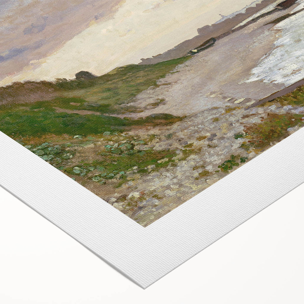 Claude Monet's The Seashore at Sainte-Adresse - Impressionist Print