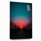 Acrylic glass bridge model in landscape view showcasing intricate design details, with a transparent finish and no visible pins, ideal for modern decor.