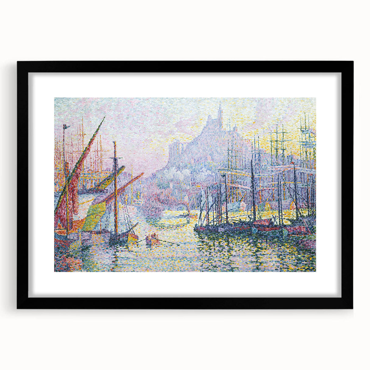 Contemporary Abstract Wall Art - Notre-Dame-de-la-Garde, Marseilles - Modern Decor