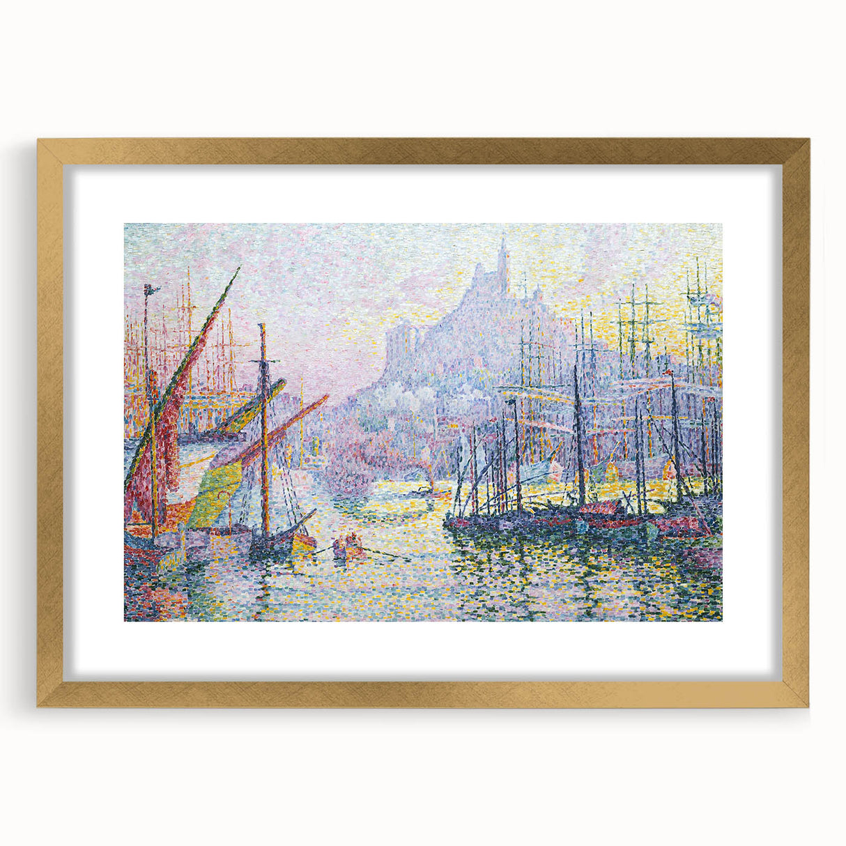 Contemporary Abstract Wall Art - Notre-Dame-de-la-Garde, Marseilles - Modern Decor