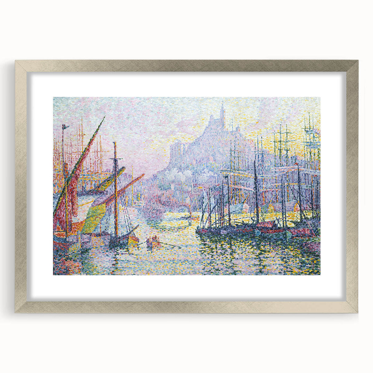 Contemporary Abstract Wall Art - Notre-Dame-de-la-Garde, Marseilles - Modern Decor