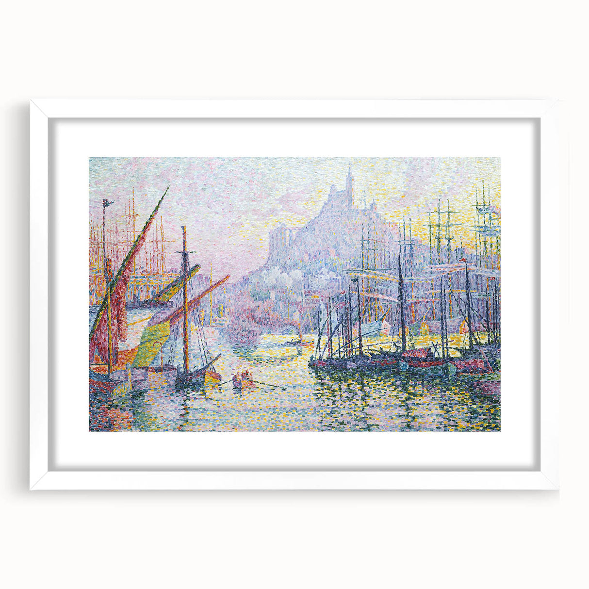 Contemporary Abstract Wall Art - Notre-Dame-de-la-Garde, Marseilles - Modern Decor
