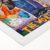 Vibrant Pop Art Wall Art – Colorful Monopoly Canvas